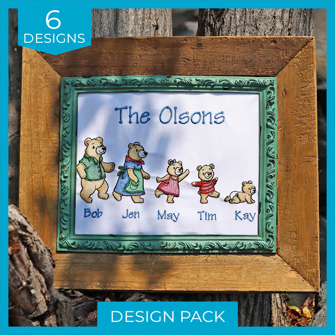 Marching Bear Family Design Pack - Image 5