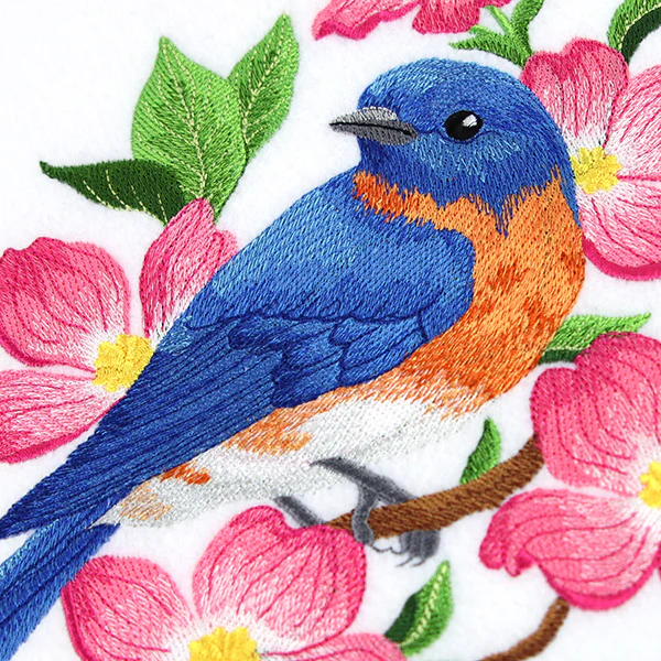 Beautiful Bluebird in Blooms - Image 2
