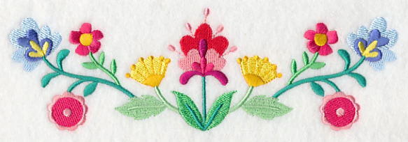 Beautiful Bohemian Blooms Border