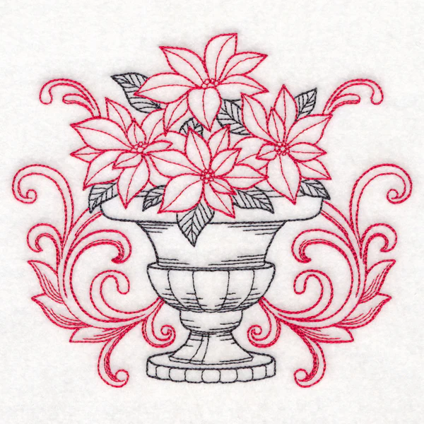 Beautiful Christmas - Poinsettia Bouquet - Image 3
