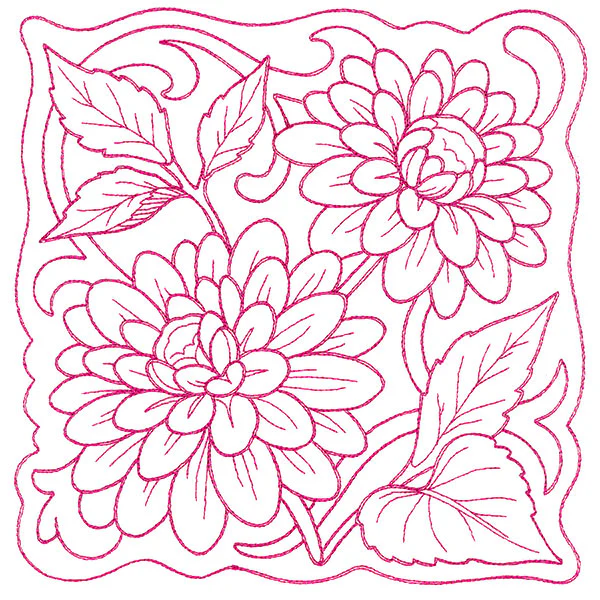 Beauty in a Stitch - Dahlia