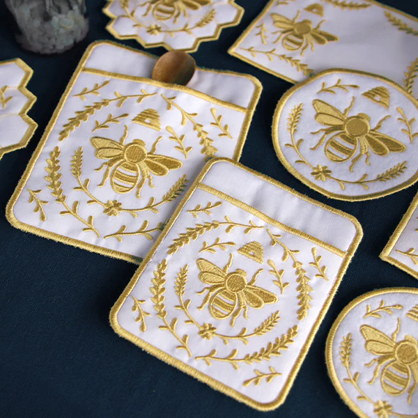 Bee in the Kitchen Set (In-the-Hoop) Design Pack - Image 21