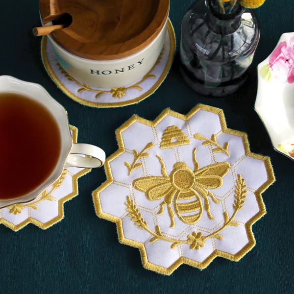 Bee in the Kitchen Set (In-the-Hoop) Design Pack - Image 3