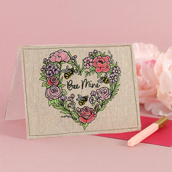 Bee Mine Buzzing Blossoms Heart - Image 8