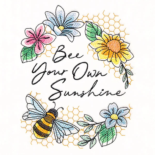 Bee Your Own Sunshine Wreath - Image 3