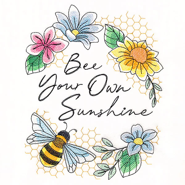 Bee Your Own Sunshine Wreath - Image 4