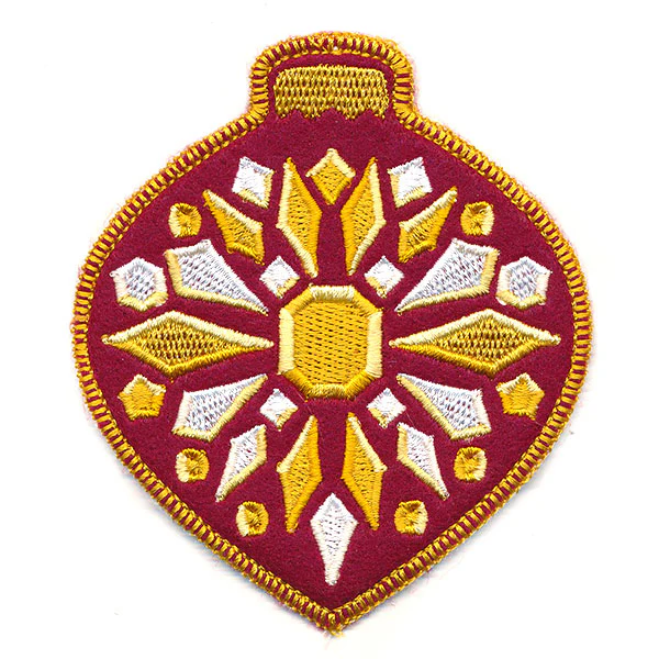 Bejeweled Christmas Ornament (In-the-Hoop) - Image 4