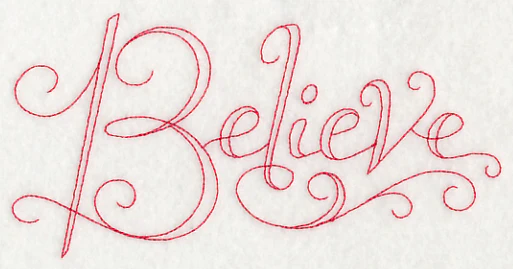 Believe (Redwork) - Image 14