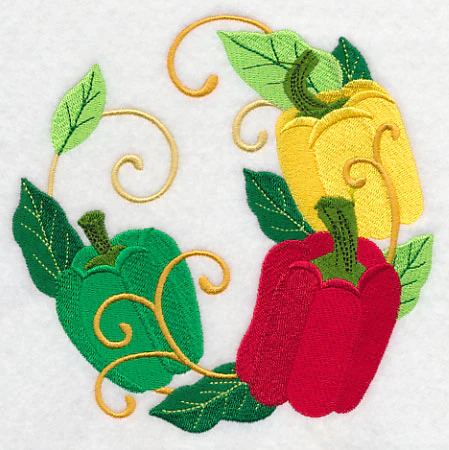 Bell Pepper Wreath - Image 3