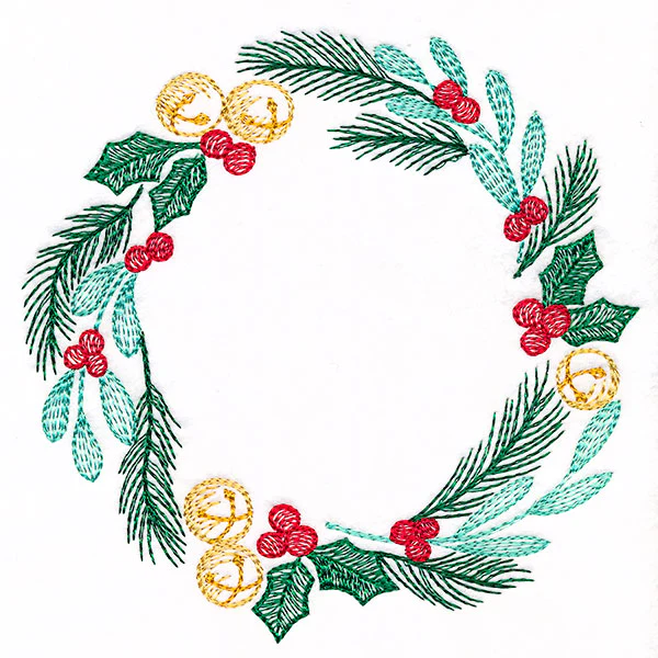 Bells & Boughs Christmas Wreath - Image 11