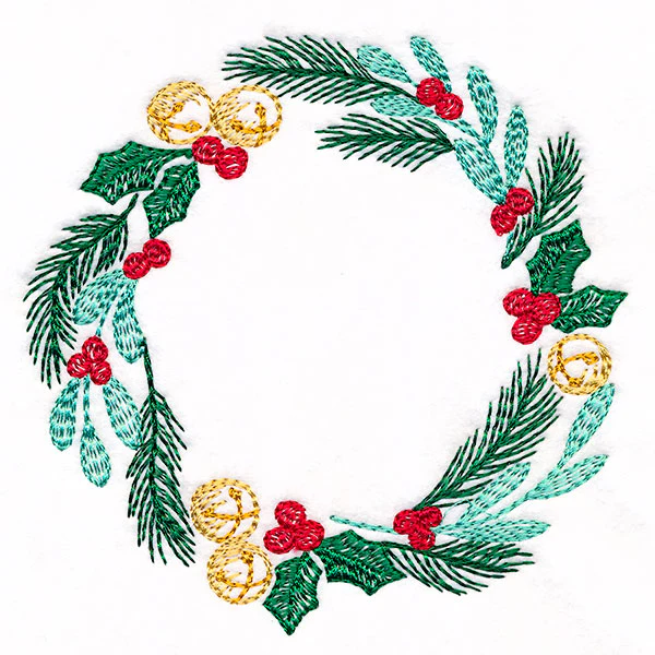 Bells & Boughs Christmas Wreath - Image 7