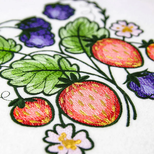 Berries & Flowers Square - Image 2
