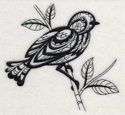 Bird Fantasy (Blackwork) - Image 2