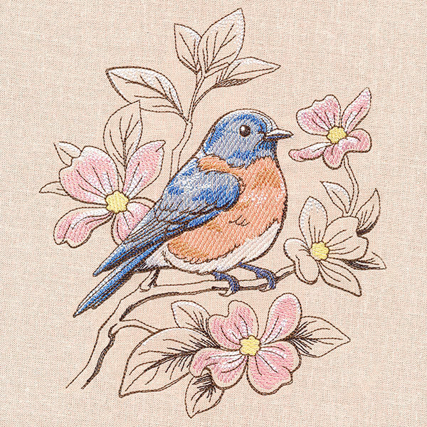 Birds and Blooms - Bluebird - Image 7