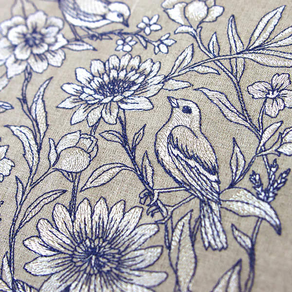 Birds and Blooms Tapestry Square - Image 2