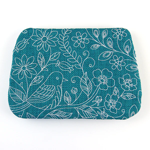 Birds & Blooms Zipper Pouch (In-the-Hoop) - Image 4