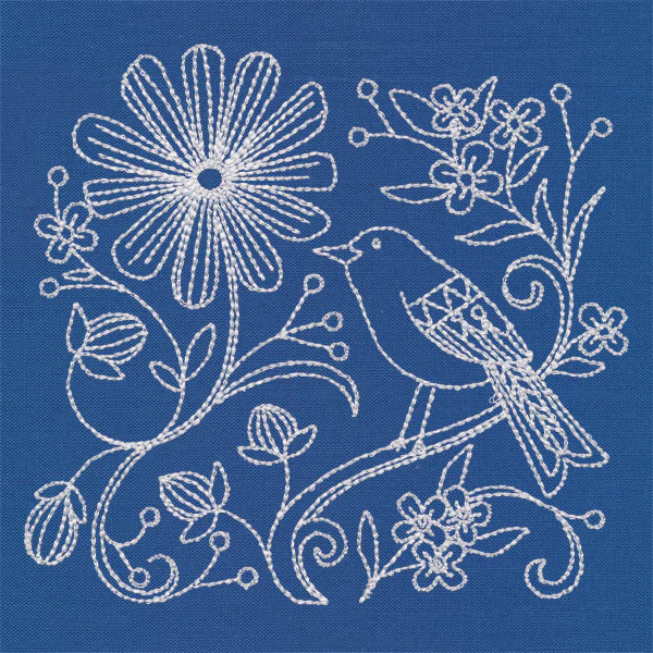 Birds of a Feather 1 (Whitework) - Image 4