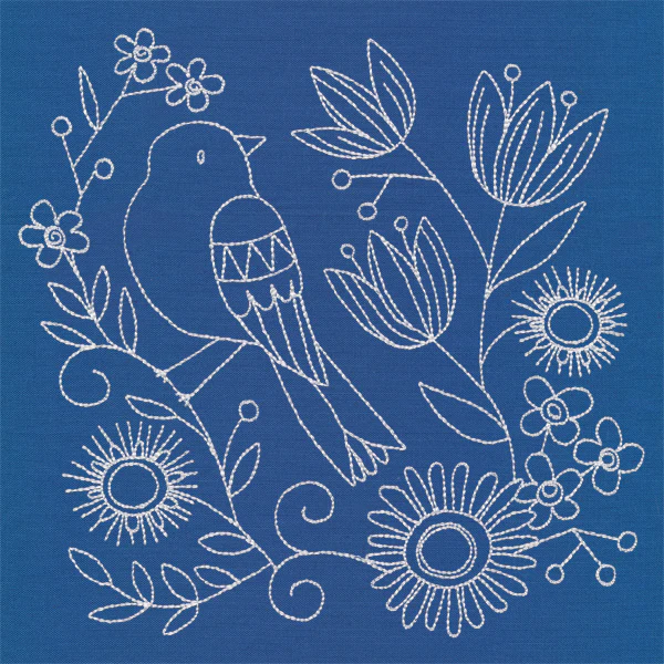Birds of a Feather 4 (Whitework)