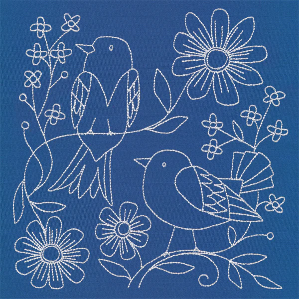 Birds of a Feather 6 (Whitework) - Image 6
