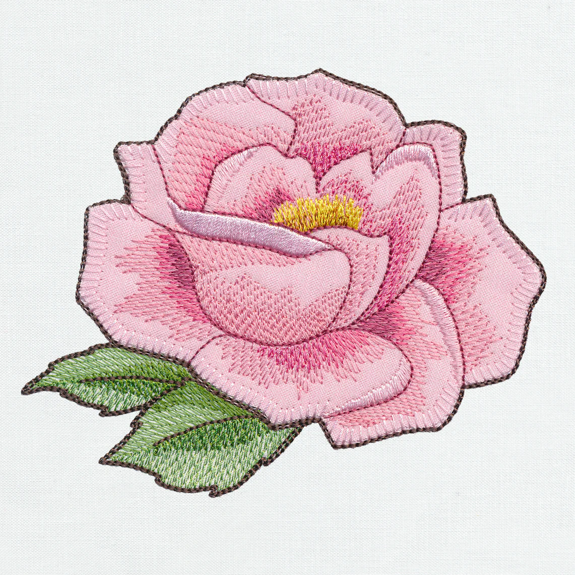 Birdwatching & Dreaming - Pink Flower 3 (Heirloom Applique) - Image 3