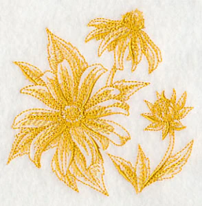Black-Eyed Susan Botanical (Toile) - Image 5