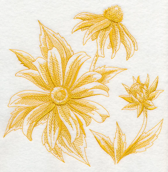 Black-Eyed Susan Botanical (Toile) - Image 6