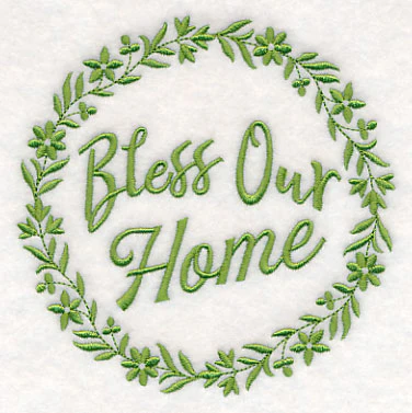 Bless Our Home Simple Wreath - Image 4