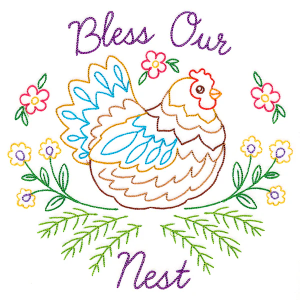 Bless Our Nest Chicken (Vintage) - Image 11