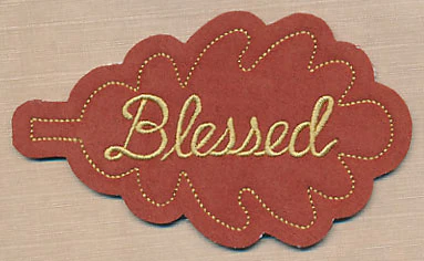 Blessed Leaf Tag (In-the-Hoop) - Image 3