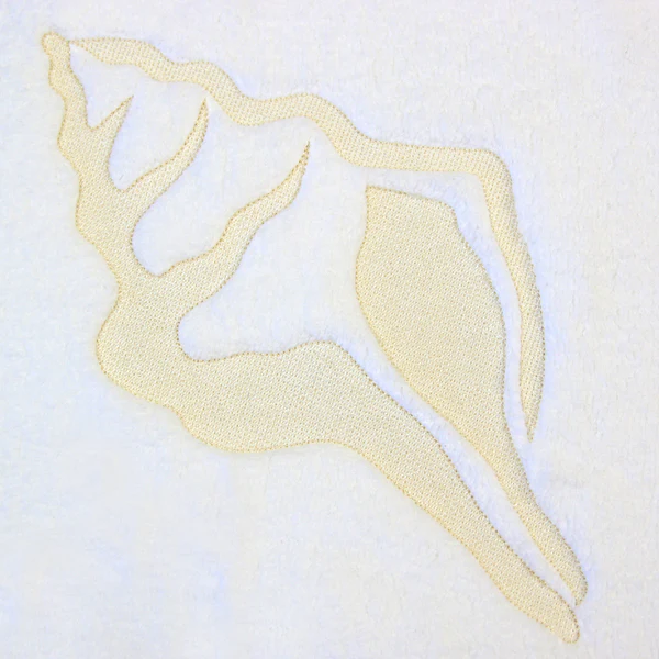 Blissful Conch Shell (Embossed)