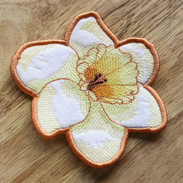 Bloom Coaster - Daffodil (In-the-Hoop)