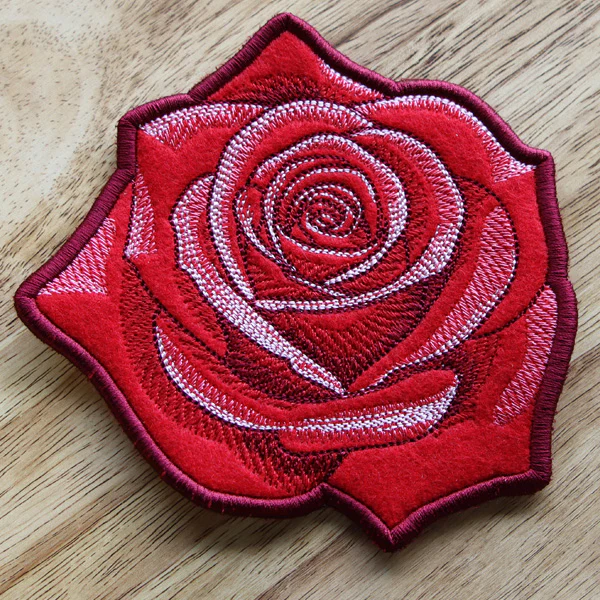 Bloom Coaster - Rose (In-the-Hoop)