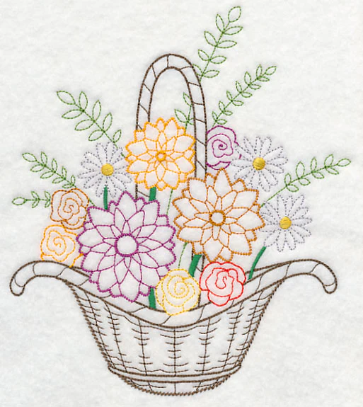Blooming August Basket (Vintage) - Image 5