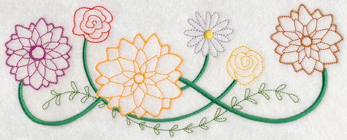 Blooming August Border (Vintage) - Image 2