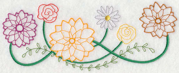 Blooming August Border (Vintage) - Image 3