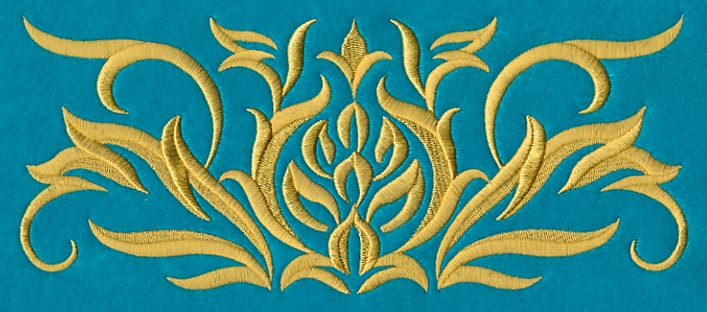 Blooming Baroque Border - Image 2