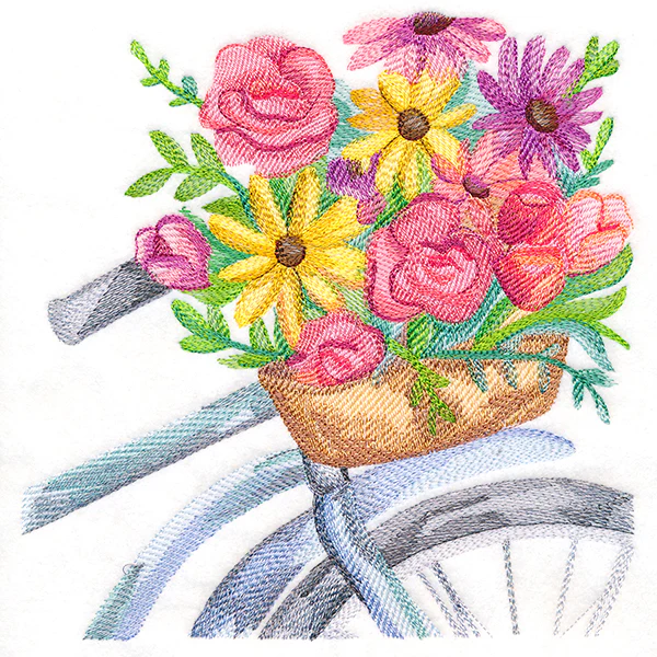 Blooming Bicycle Bouquet - Image 5