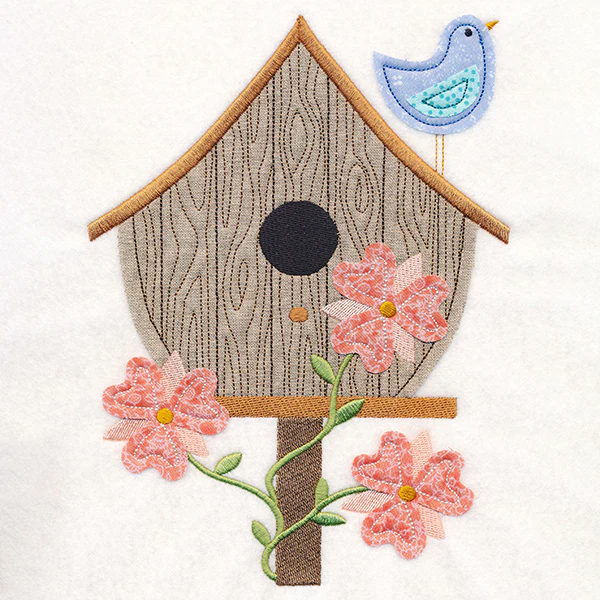 Blooming Birdhouse (Crafty Cut Applique) - Image 4