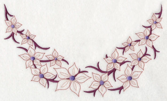 Blooming Blossoms Neckline (V-Neck) - Image 4