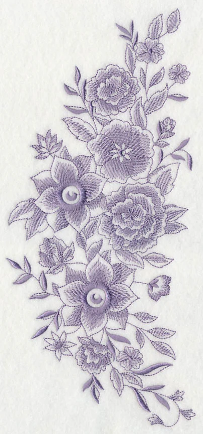 Blooming Bright Flower Spray (Toile) - Image 5
