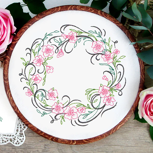 Blooming Calligraphic Wreath - Image 8