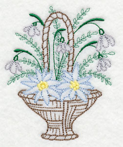 Blooming January Basket (Vintage) - Image 4