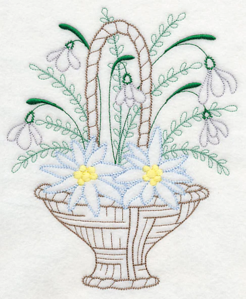 Blooming January Basket (Vintage) - Image 5
