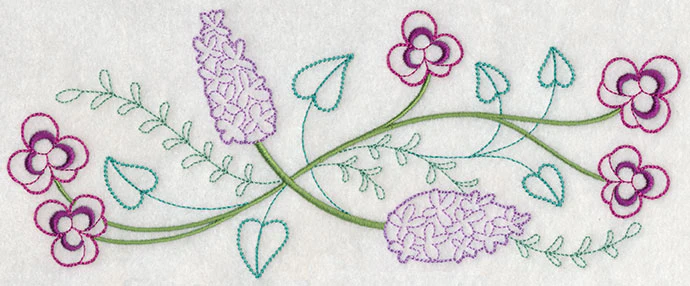 Blooming May Border (Vintage) - Image 2