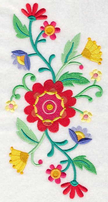 Blossoming Bohemian Flowers Spray - Image 2