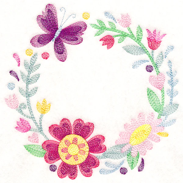 Blossoming Butterfly Wreath - Image 2