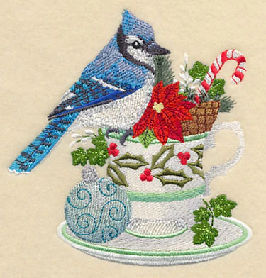 Blue Jay and Christmas Tea - Image 3