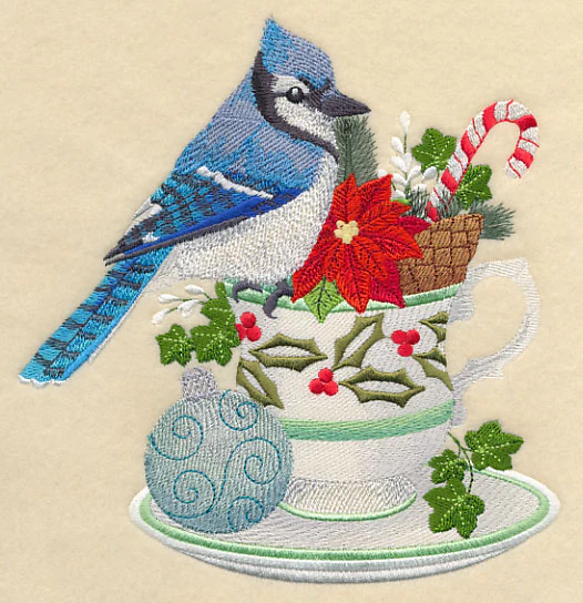 Blue Jay and Christmas Tea - Image 4