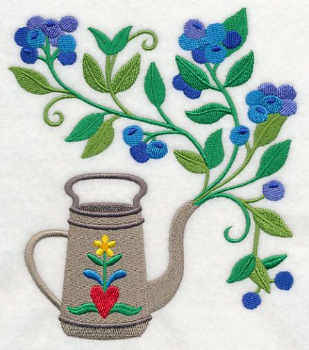 Blueberries and Watering Can - Image 2