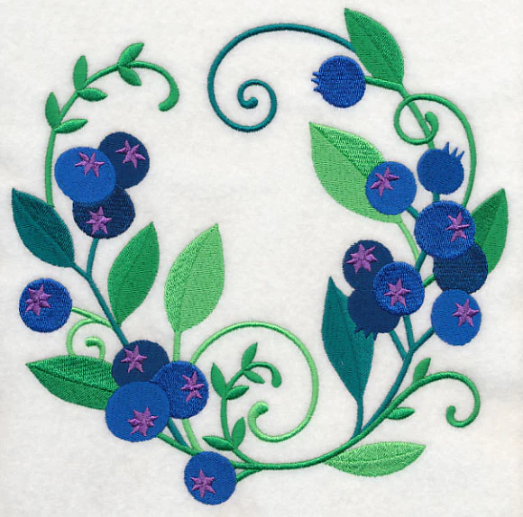 Blueberry Wreath